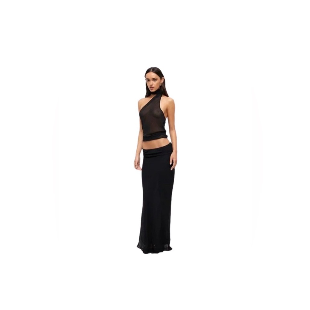 NWT Lioness Devon Black Maxi Skirt -‎ S